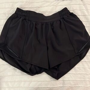 Black lululemon shorts size 6